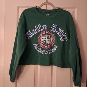 Hello Kitty Cropped Sweatshirt W Med